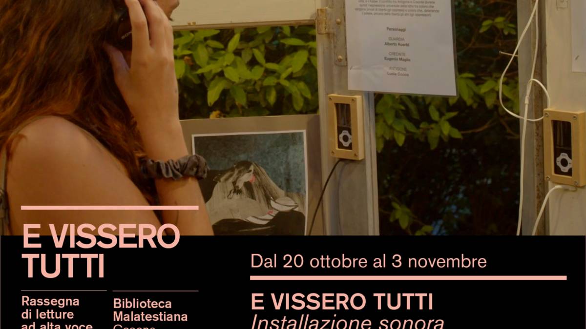 Cesena, E vissero tutti, dal 20 ottobre letture ad alta voce alla Malatestiana