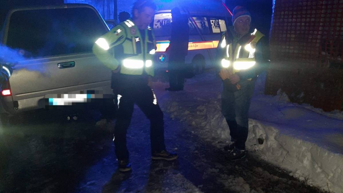 Verghereto, il Soccorso Alpino porta medicinali e viveri a una famiglia isolata dalla neve