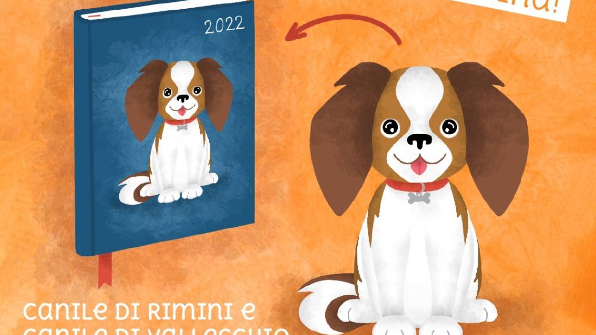 Rimini, una foto del proprio animale in agenda per aiutare il canile