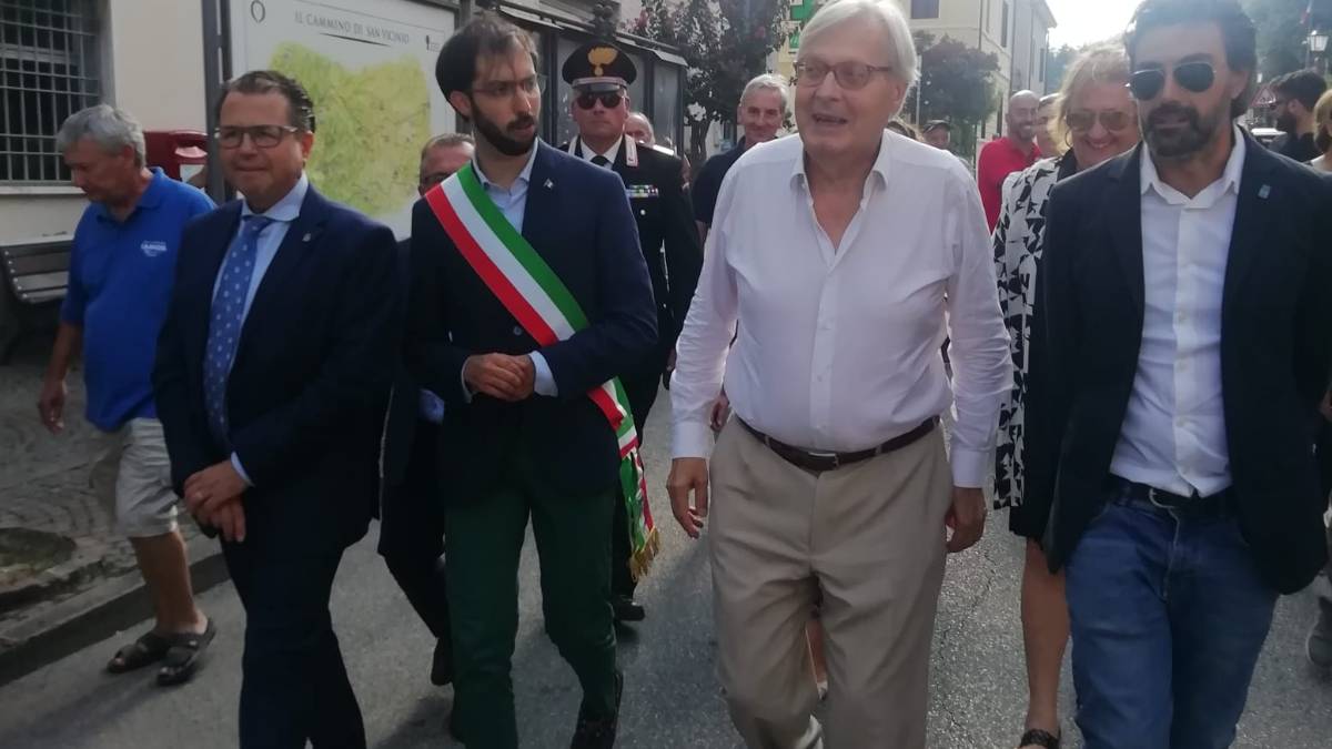 Sarsina, Sgarbi difende il Capitolium e rilancia con un progetto Unesco