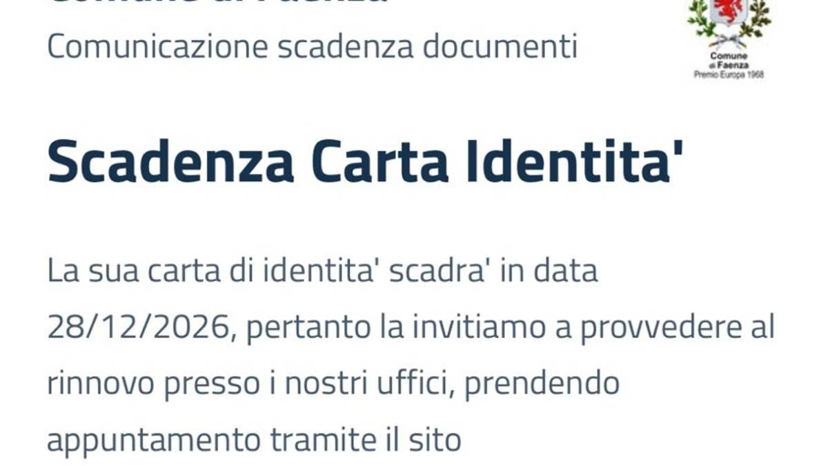 Faenza, più servizi online dall'ente per la popolazione