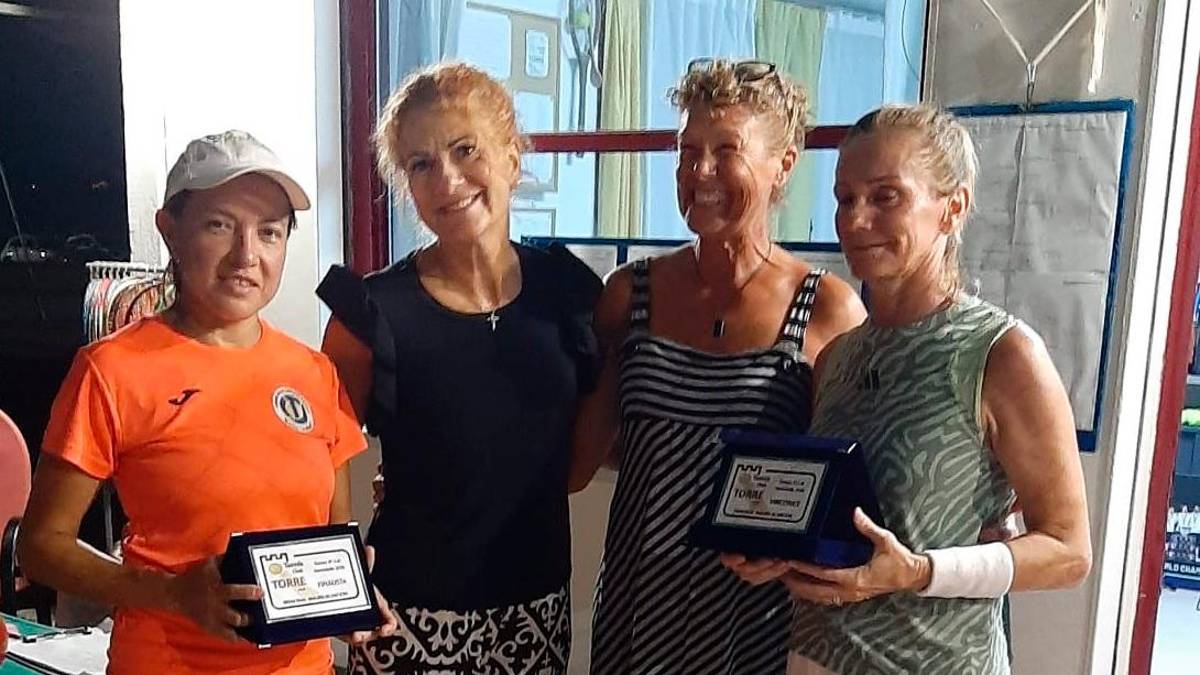 La premiazione al Tc Torre Pedrera