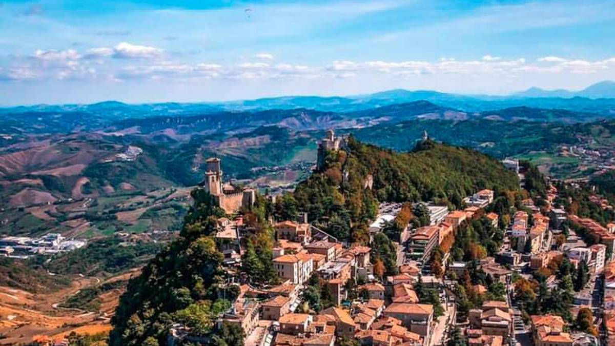 Una veduta di San Marino