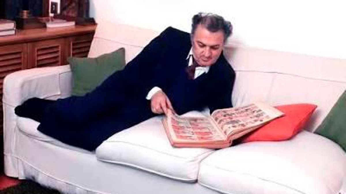 In allegato, un’immagine tratta da “Ultimo Fellini”