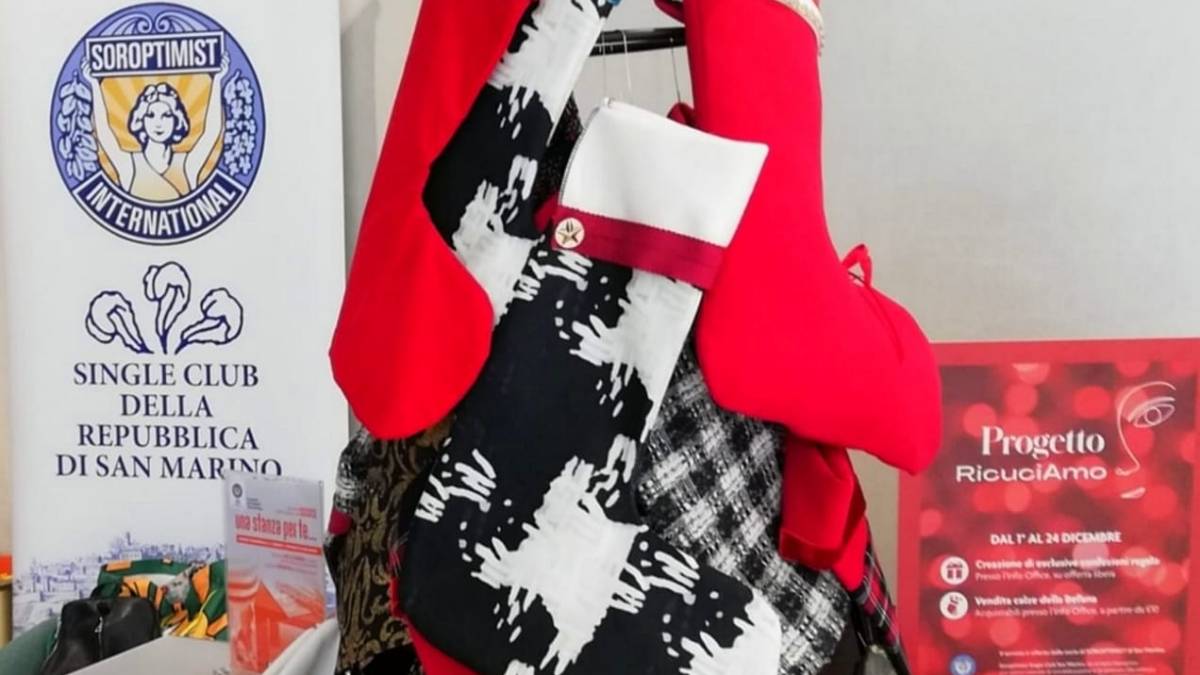 A San Marino le Calze della Befana realizzate dalle donne vittime di violenza