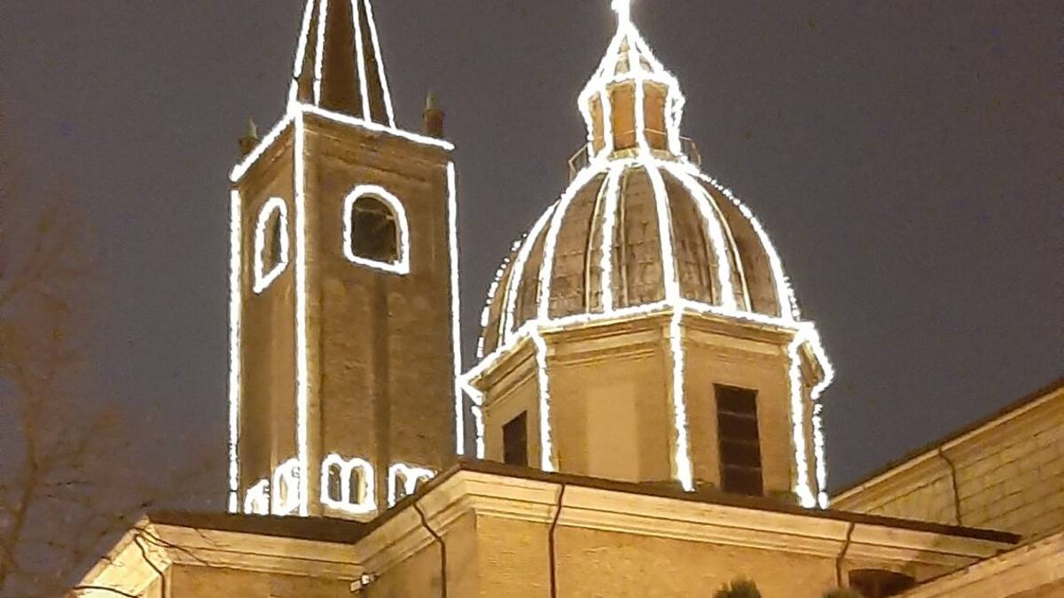 Forlì, Duomo illuminato per la patrona