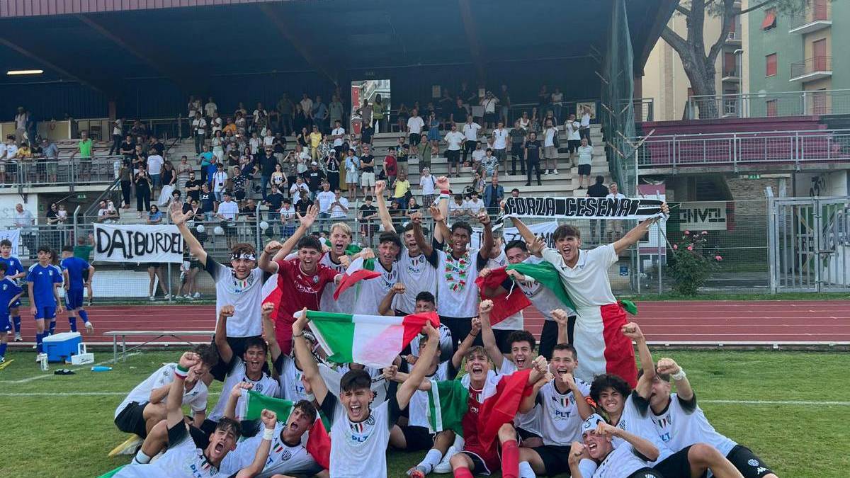 Calcio Under 15 C, il Cesena si conferma campione d'Italia