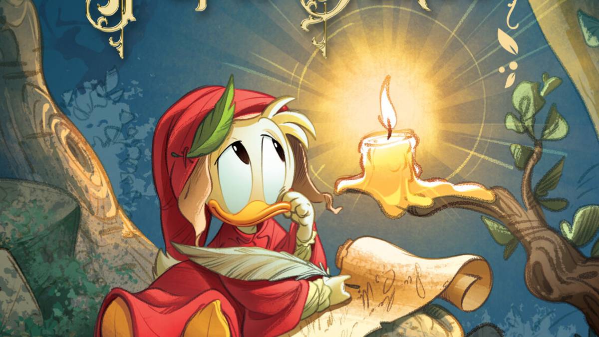 PaperDante, Paperino nei panni del poeta in versione Disney