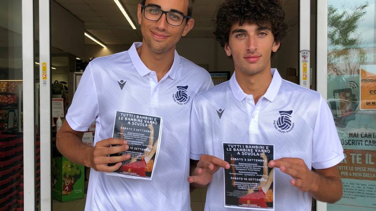 Ravenna, la Pietro Pezzi volley ha sostenuto il progetto: Tutti i bambini e le bambine vanno a scuola