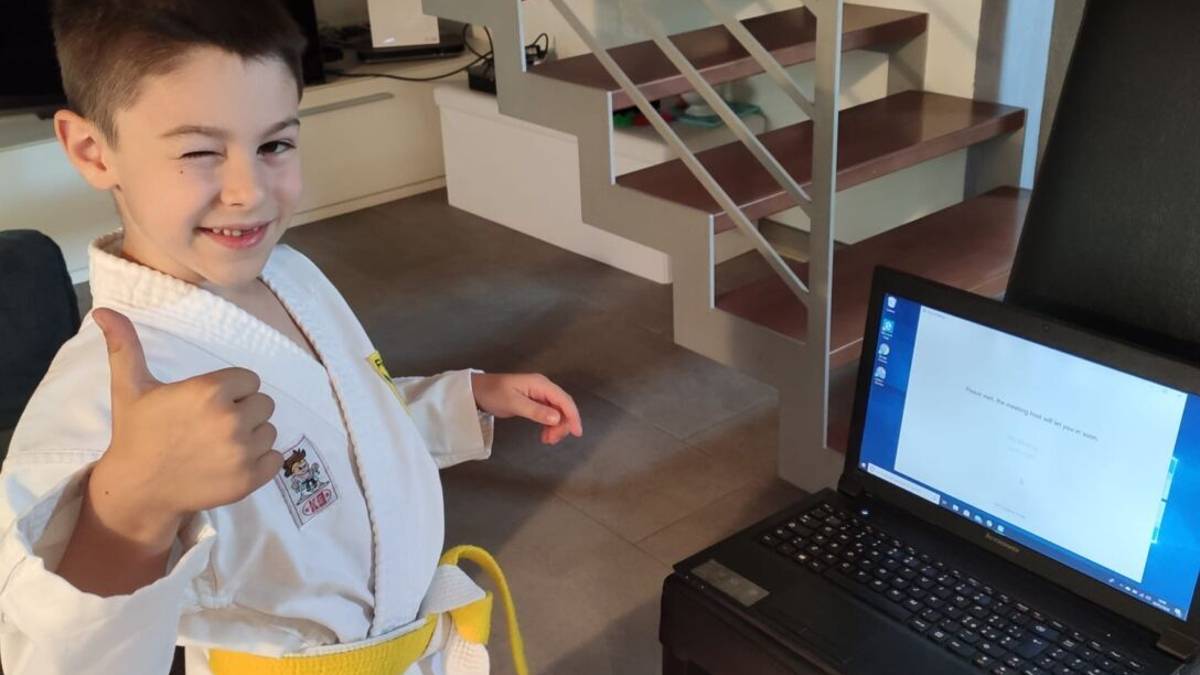 Ravenna, dopo le lezioni anche l'esame di karate è on line