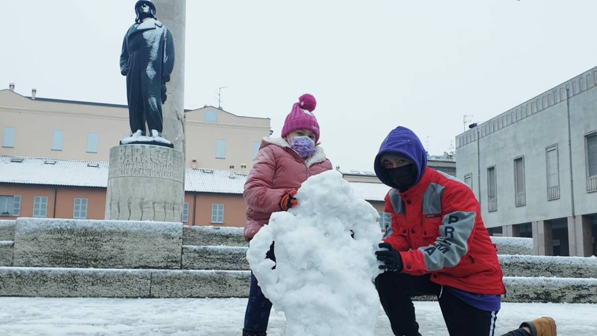 Ravenna, tutta la provincia diventa bianca