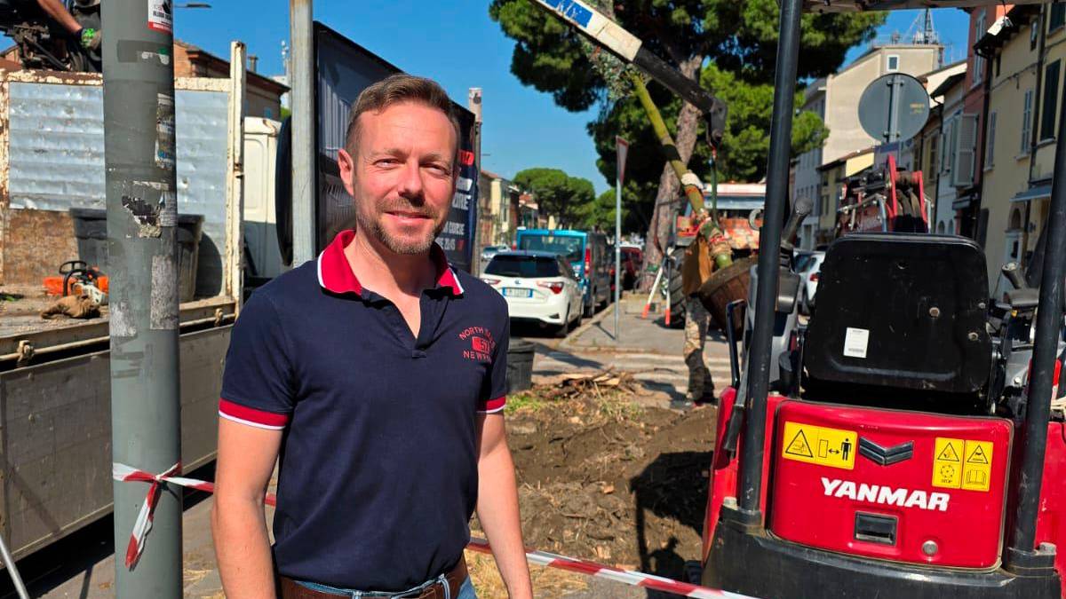 L’assessore al Verde pubblico Giancarlo Schiano