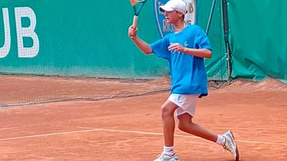 Alessandro Casanova in azione sui campi di casa