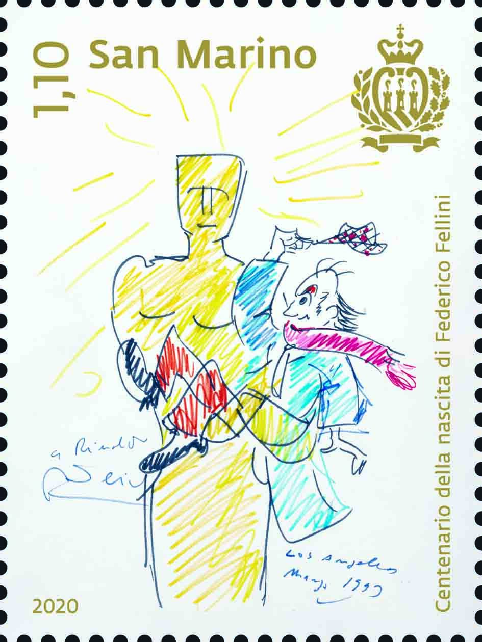 Un francobollo per Federico Fellini