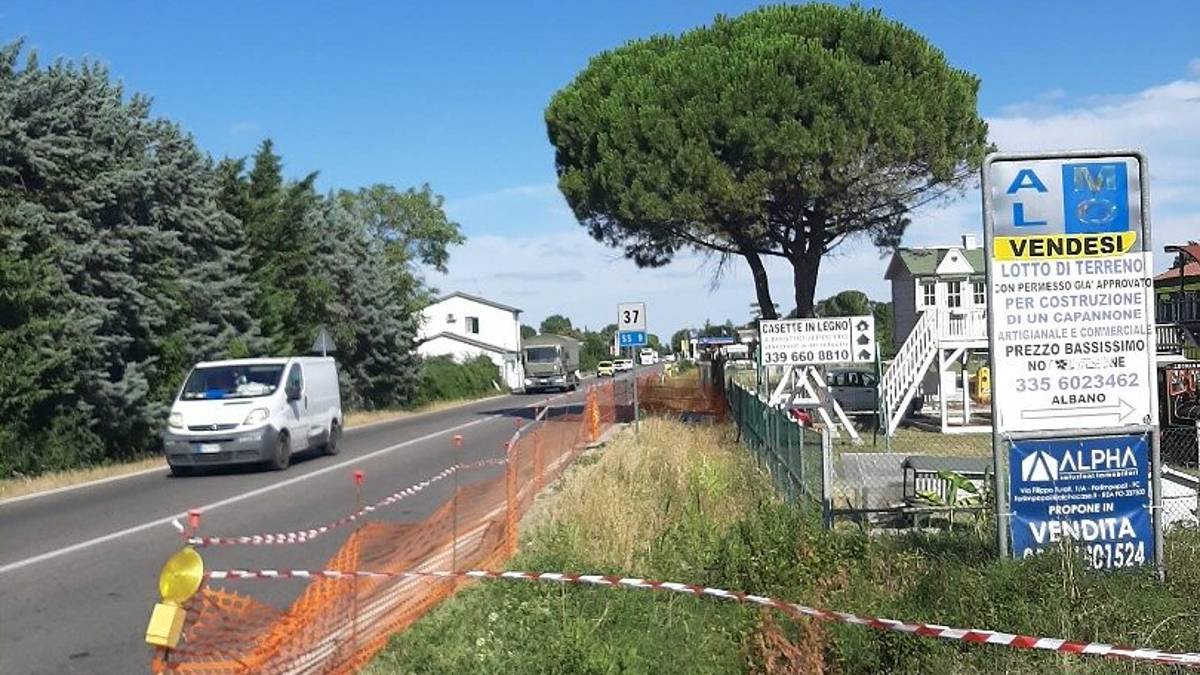 Proseguono i lavori per la pista ciclabile Forlimpopoli-Cesena
