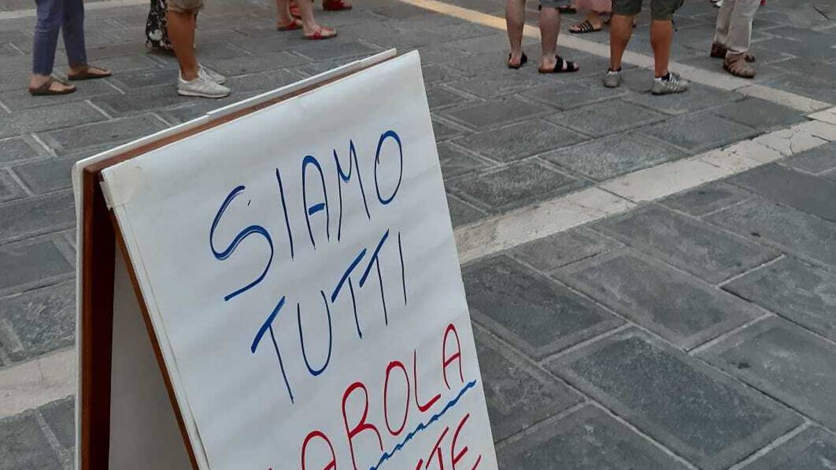 Accoglienza e salvataggi in mare: flash mob a Cesena - LE FOTO
