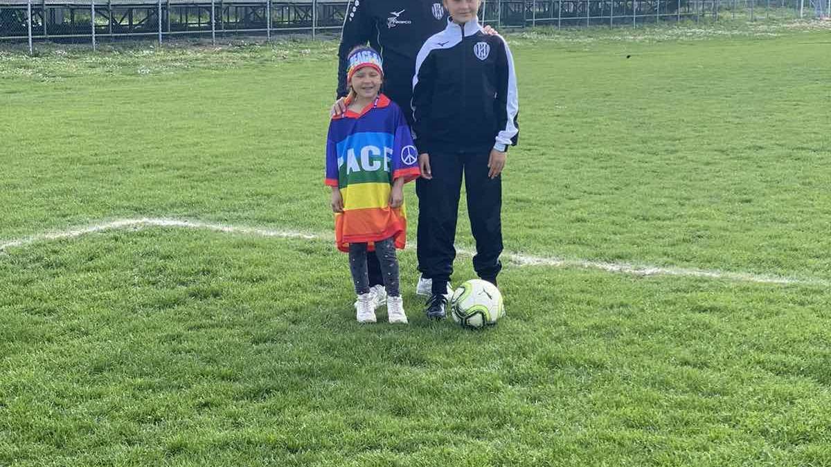 Cesena FC Femminile tessera due bambine ucraine