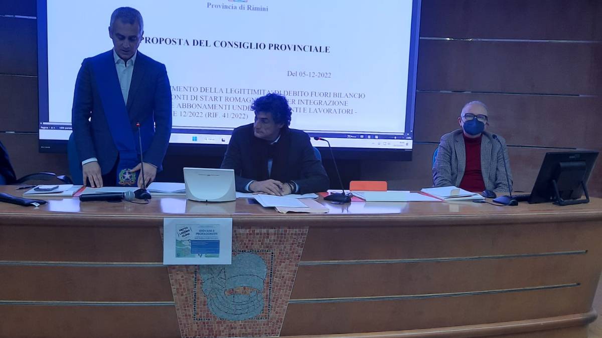 Rimini, prima seduta di Sadegholvaad da Presidente della Provincia