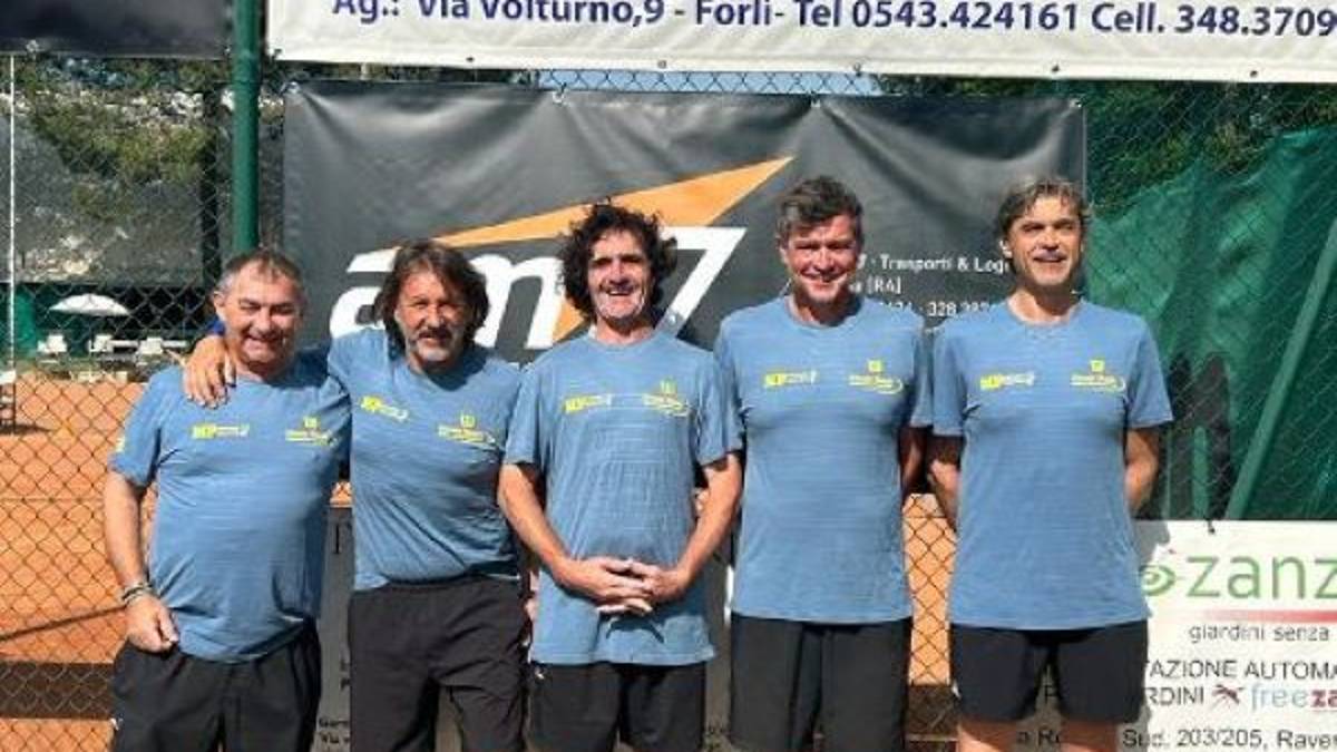Tennis, il Ct Cervia Over 55 alle finali nazionali
