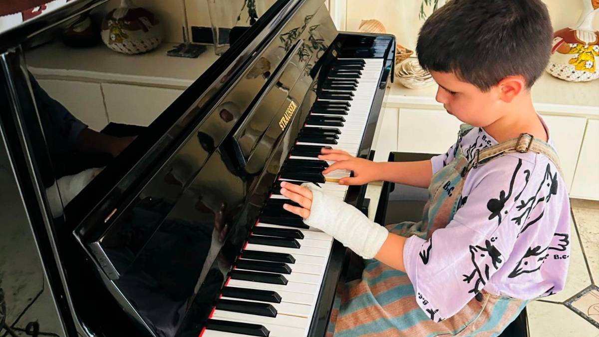 Rimini. “Ecco il mio Leonardo, non vedente dalla nascita”
