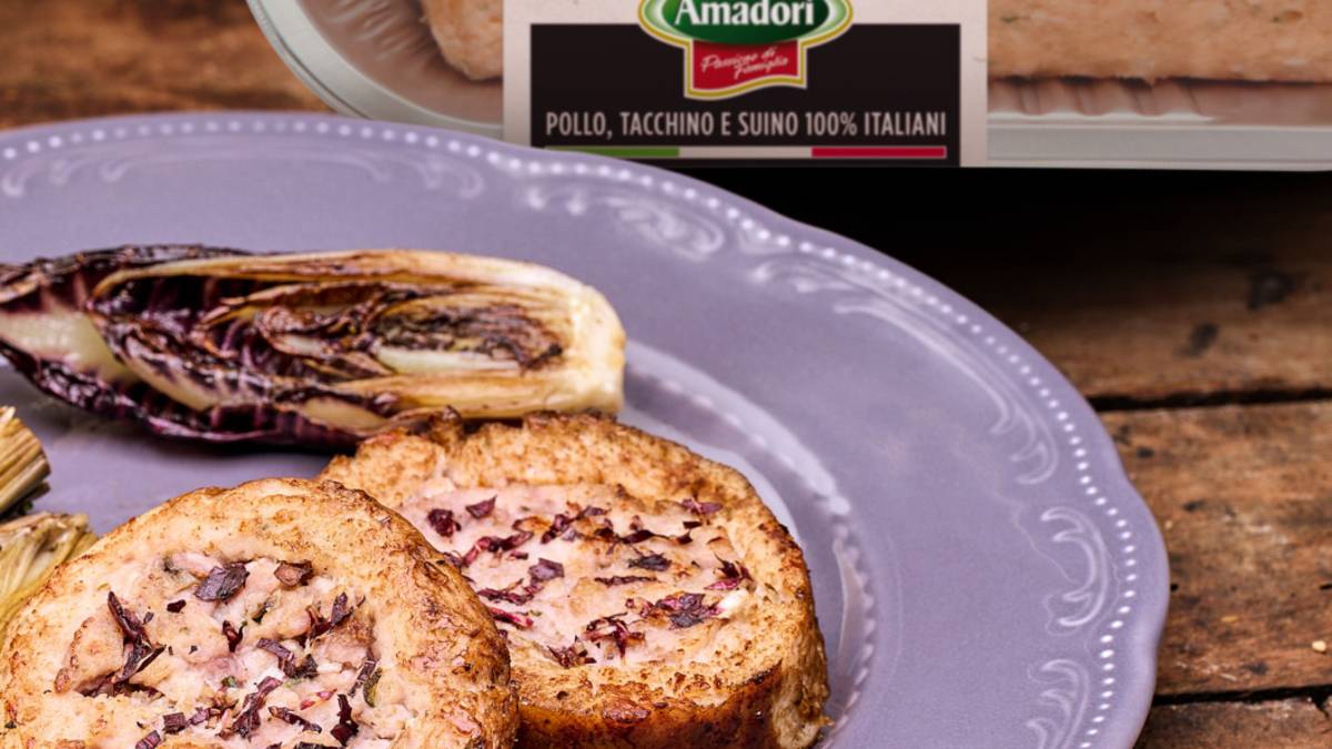 Amadori, lancia Buona domenica con Grana Padano Dop e radicchio rosso