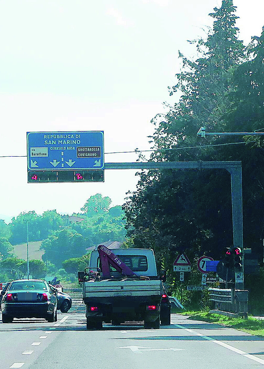 Rimini, dall'1 agosto via alle multe tra la statale 72 e via Gazzella
