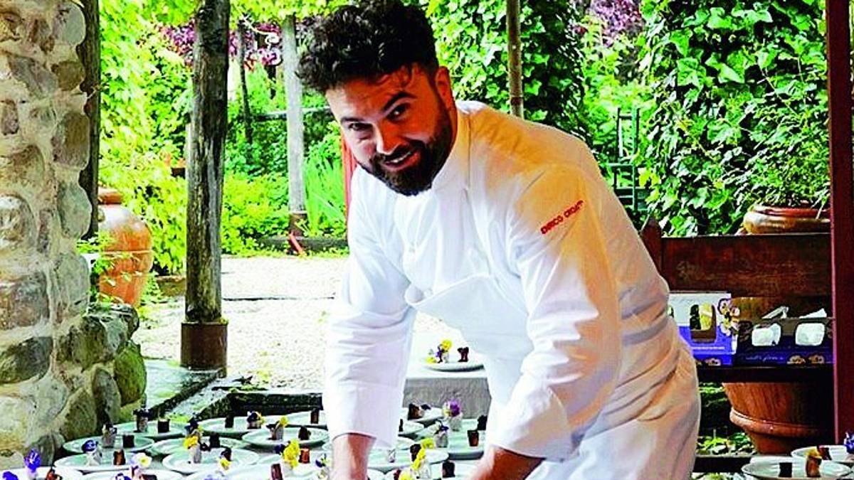 Lo chef riminese Enrico Croatti alla Locanda San Leone di San Leo