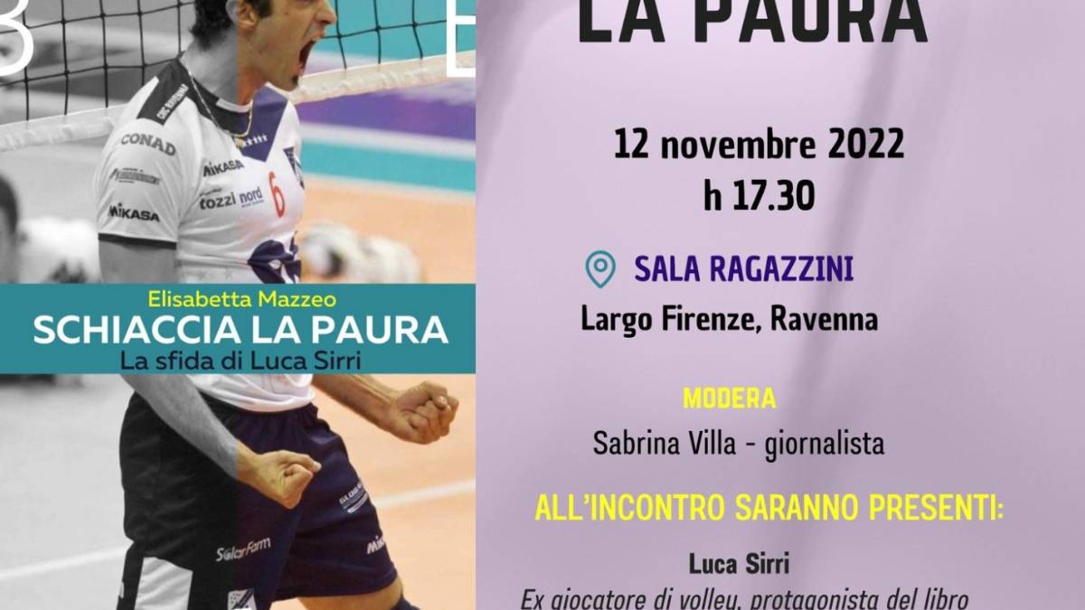 Volley, Schiaccia la paura: la battaglia di Luca Sirri in un libro