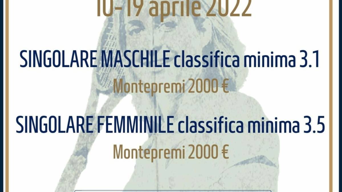 Tennis, tutto pronto per l'Open di primavera a Riccione