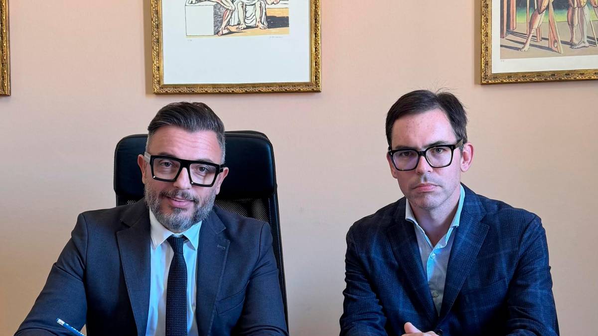 Da sinistra Daniele Mezzacapo e Pietro Martines