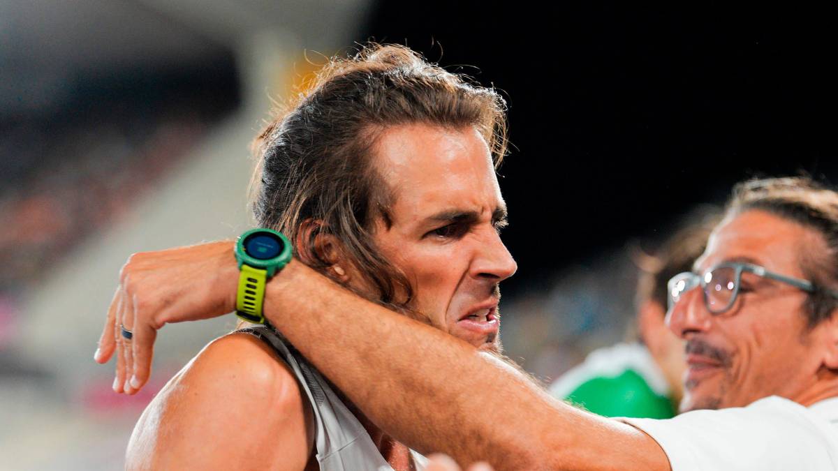 L’abbraccio tra Tamberi e Ciotti dopo il trionfo europeo foto grana/fidal