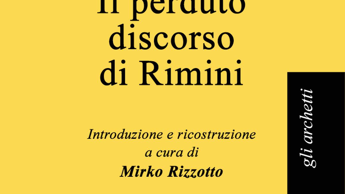 Giulio Cesare: ecco il discorso di piazza Tre Martiri a Rimini