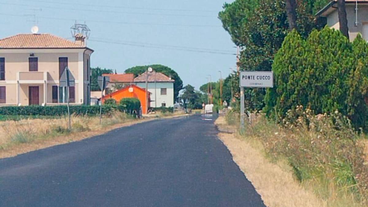 La Strada provinciale 70 a Ponte Cucco