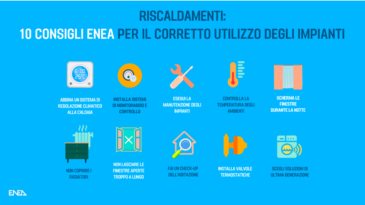 Termosifoni da riaccendere: i consigli di Enea per comfort e risparmio
