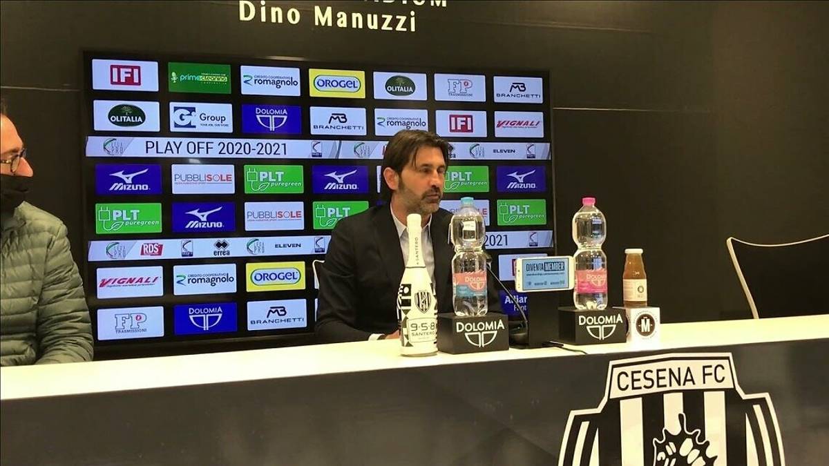 Calcio C play-off, Viali: «Cesena, voglio l'atteggiamento di sempre»