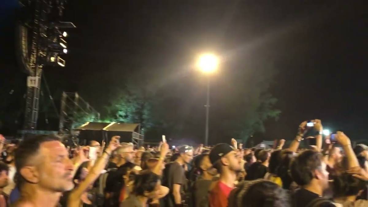 Imola, l'incredibile colpo d'occhio per i Pearl Jam VIDEO