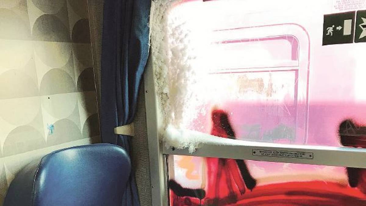 Neve dentro le carrozze: la Regione multa Trenitalia