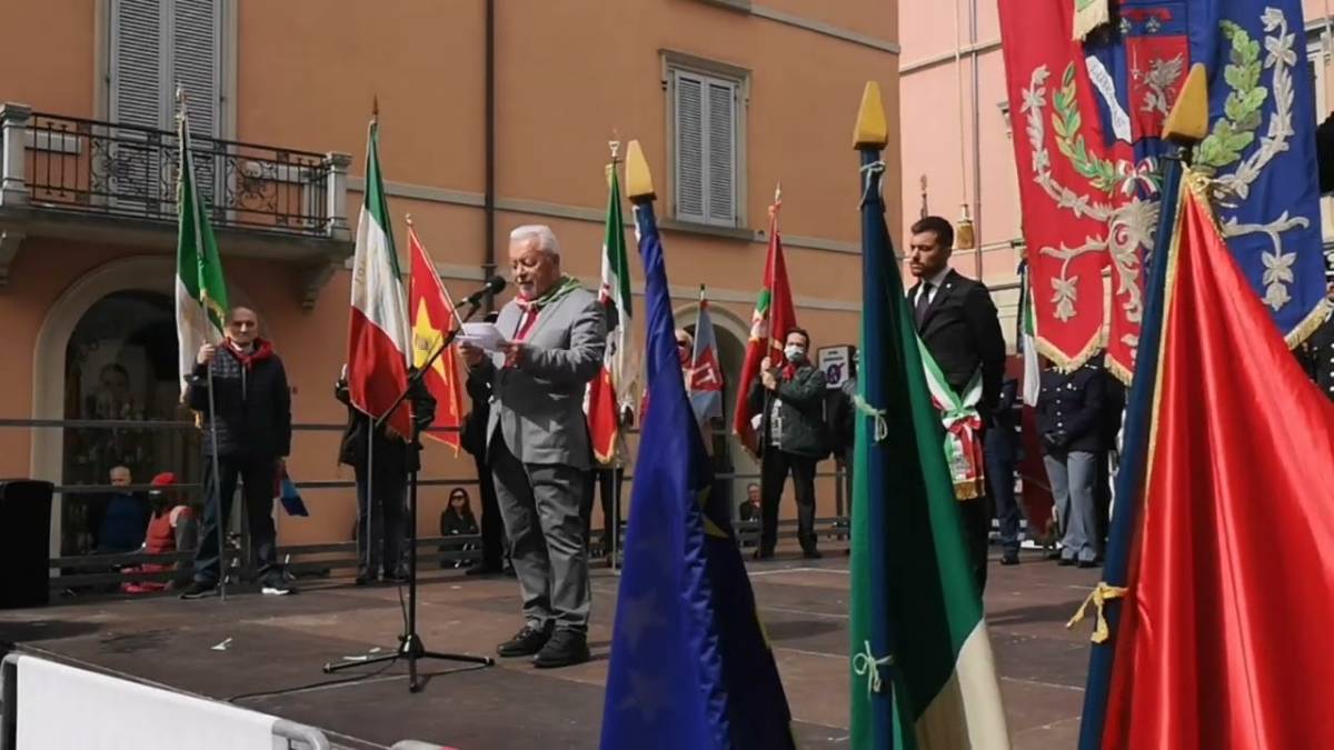 Imola, il 25 Aprile in piazza contro la guerra e per la libertà VIDEO