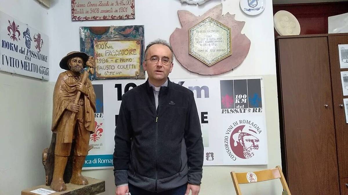 Faenza, la 100 km di don Luca tra ospedali e case di riposo