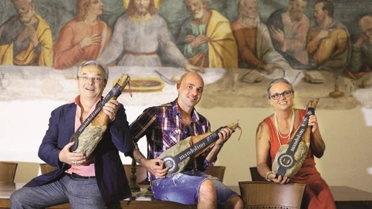 Il prosciutto del Montefeltro a Vinitaly «Desalinizzato con il nostro Sangiovese»
