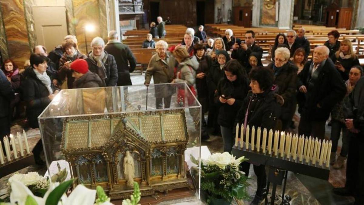 Cesena, le reliquie di Santa Bernadette