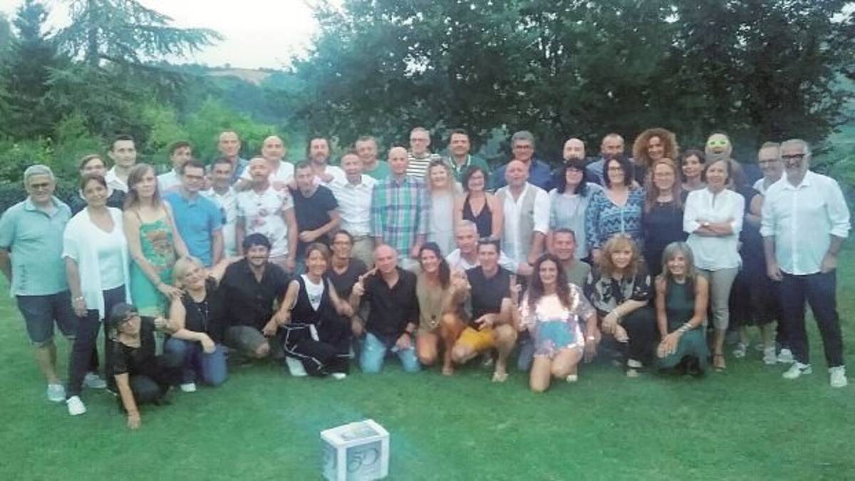 Tutti i 50enni di Predappio hanno fatto festa insieme