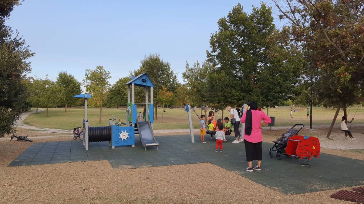 Tre nuovi giochi al Parco Urbano Luciano Lama di Forlimpopoli