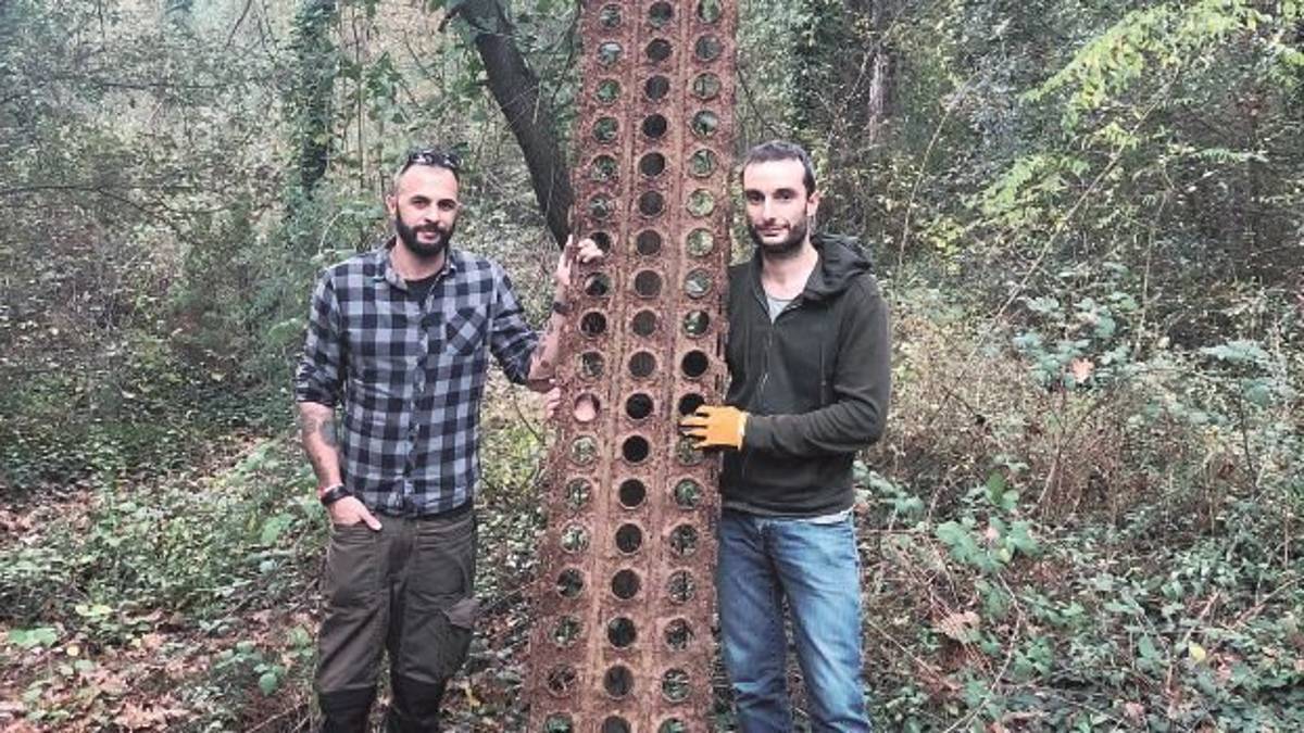 Trovato un pezzo del vecchio aeroporto militare