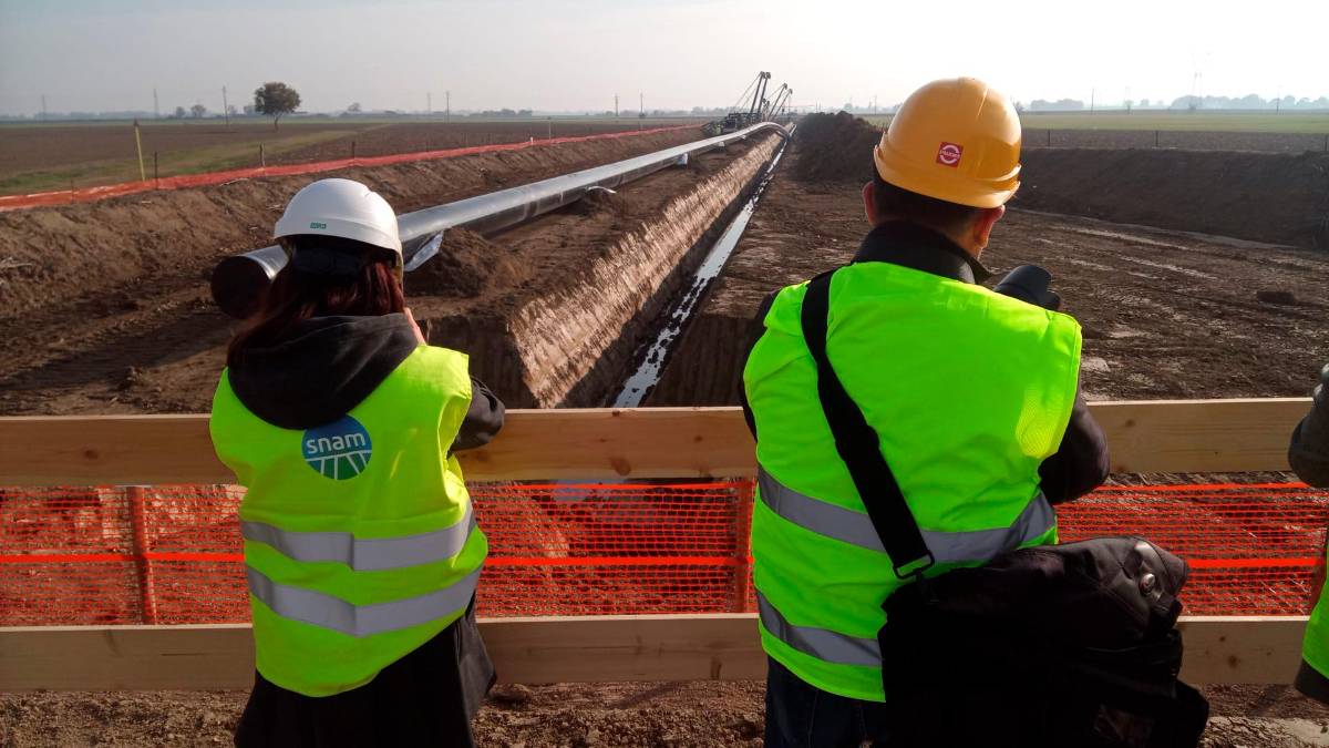 Il cantiere a San Michele (Foto e video Massimo Fiorentini)