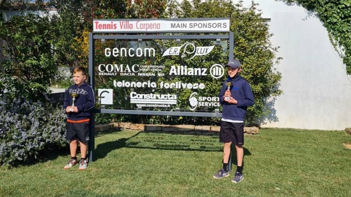 Tennis, tutti i verdetti del torneo giovanile del Villa Carpena