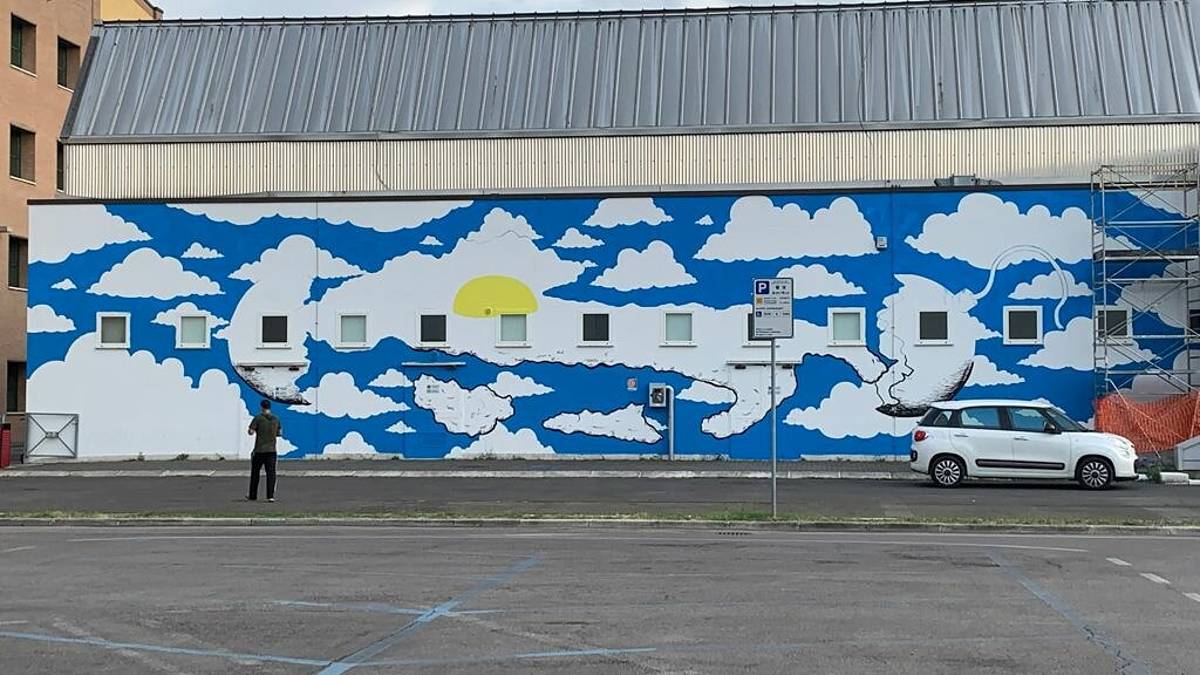 Cesena, un murale per ricordare le vittime della strage di Bologna