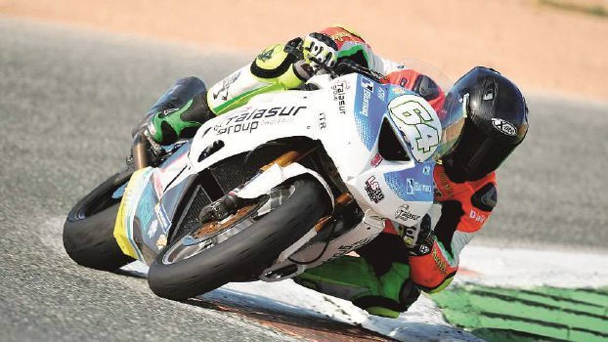 Davide Fabbri in moto da Bagno di Romagna alla conquista della Spagna