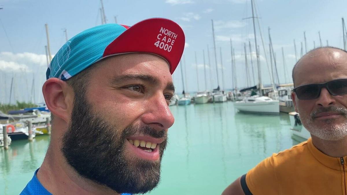 Giorno 4: Timbrato il primo gate, che soddisfazione: saluti dal Lago Balaton
