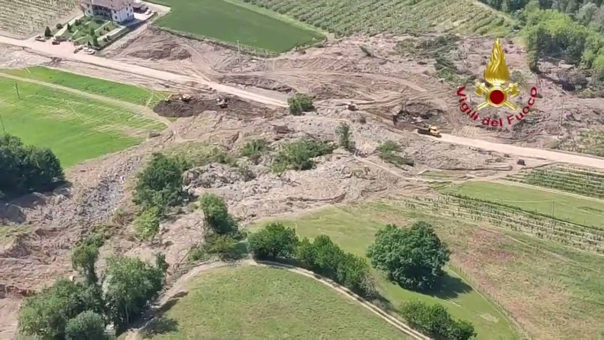 Casola ha cambiato volto: il video dall'elicottero dei Vigili del Fuoco